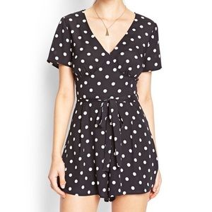 POLKA DOT ROMPER DRESS